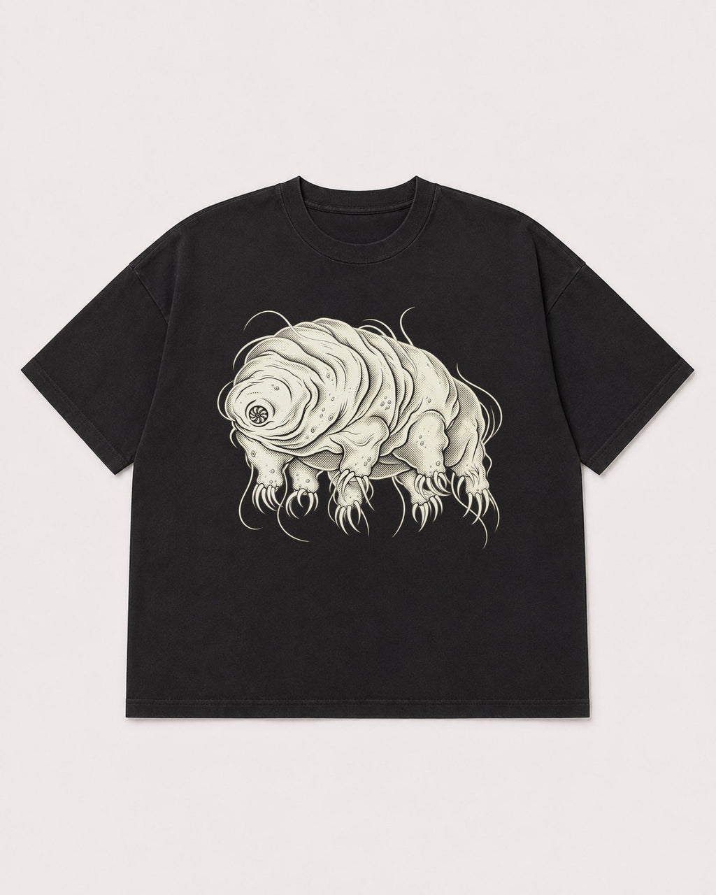 Mockup Boxy Heavyweight Tee Black product