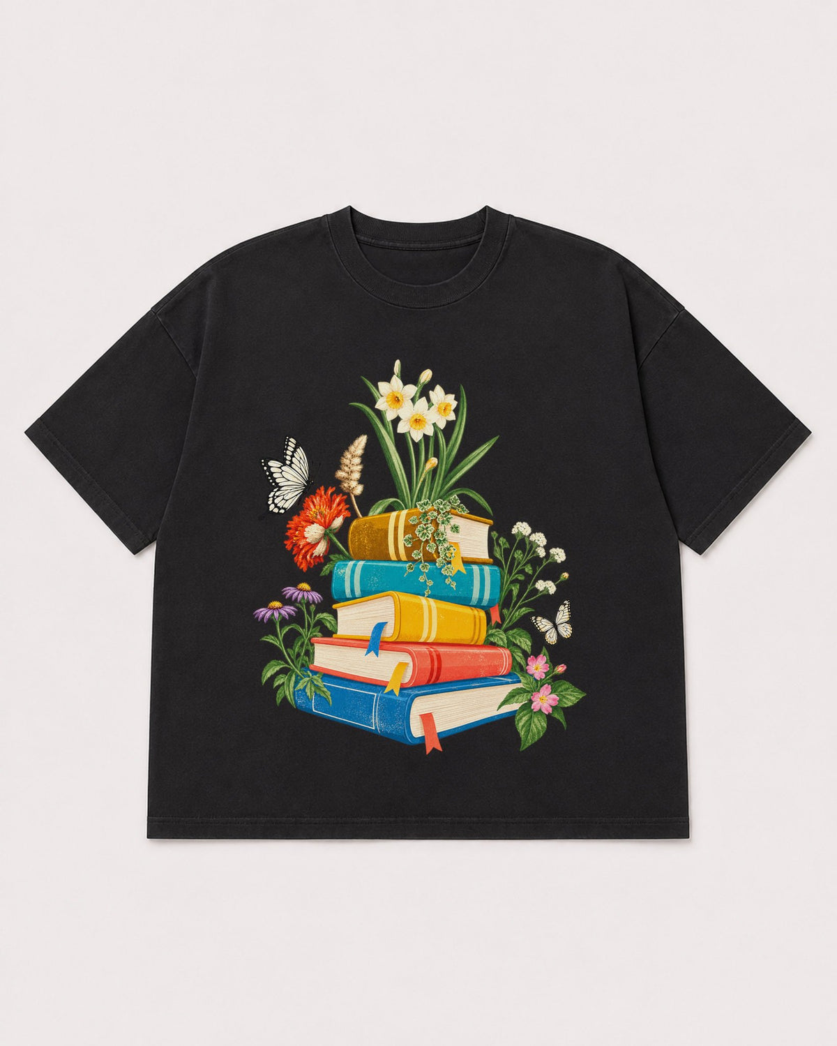 Mockup Boxy Heavyweight Tee Black product