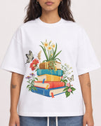 Mockup Boxy Heavyweight Tee White female close-up 06