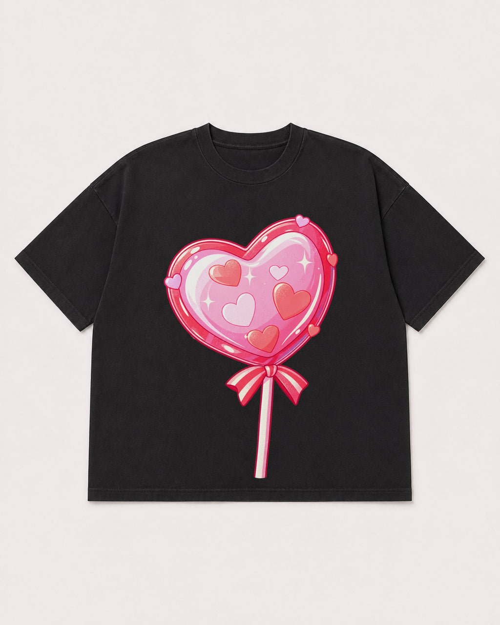 Mockup Boxy Heavyweight Tee Black product
