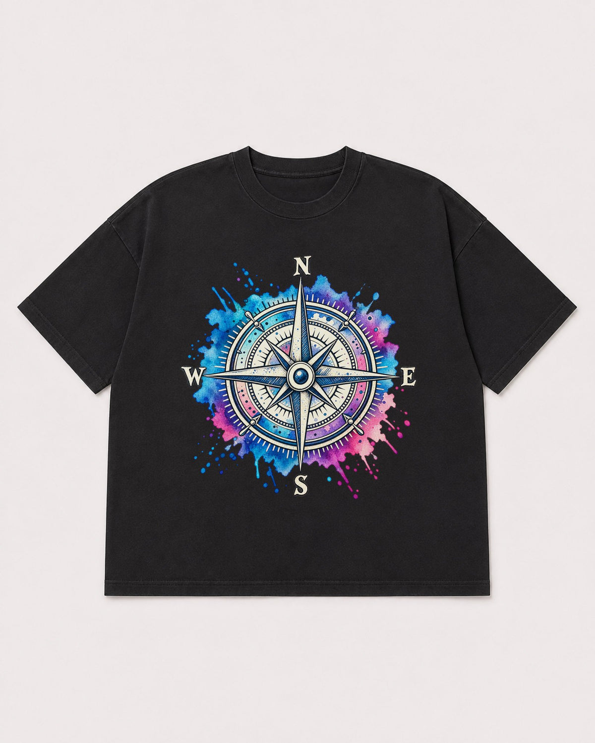 Mockup Boxy Heavyweight Tee Black product