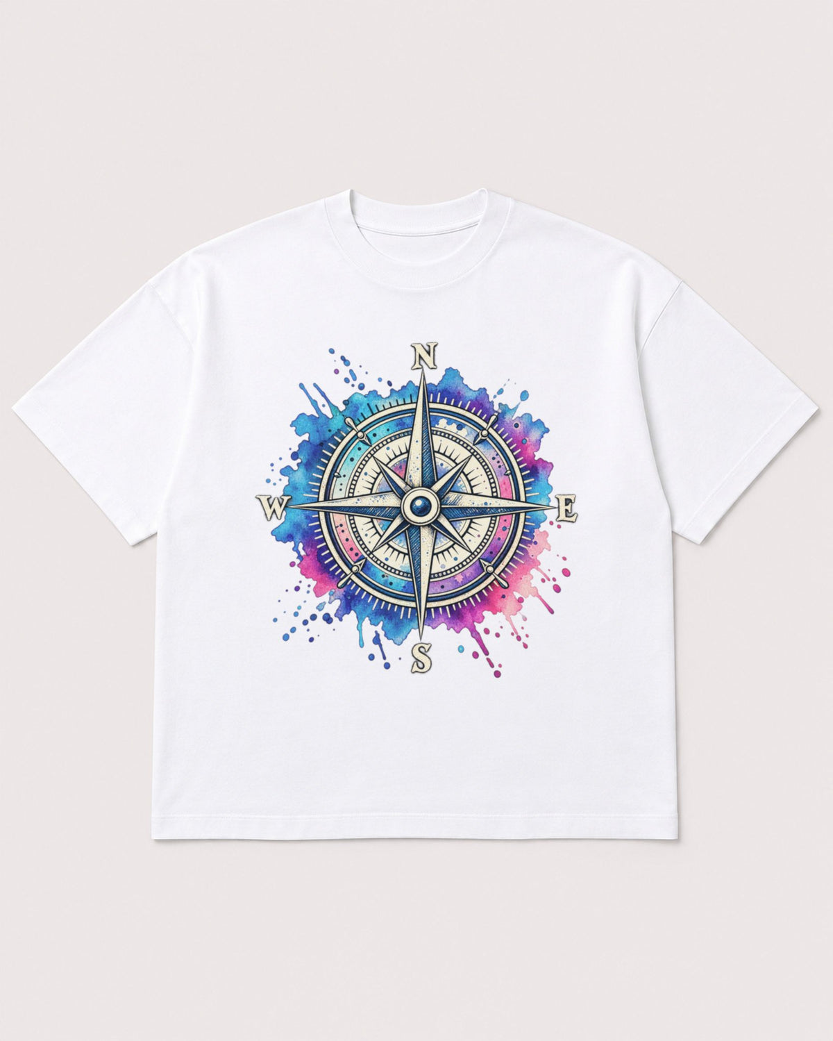 Mockup Boxy Heavyweight Tee White product