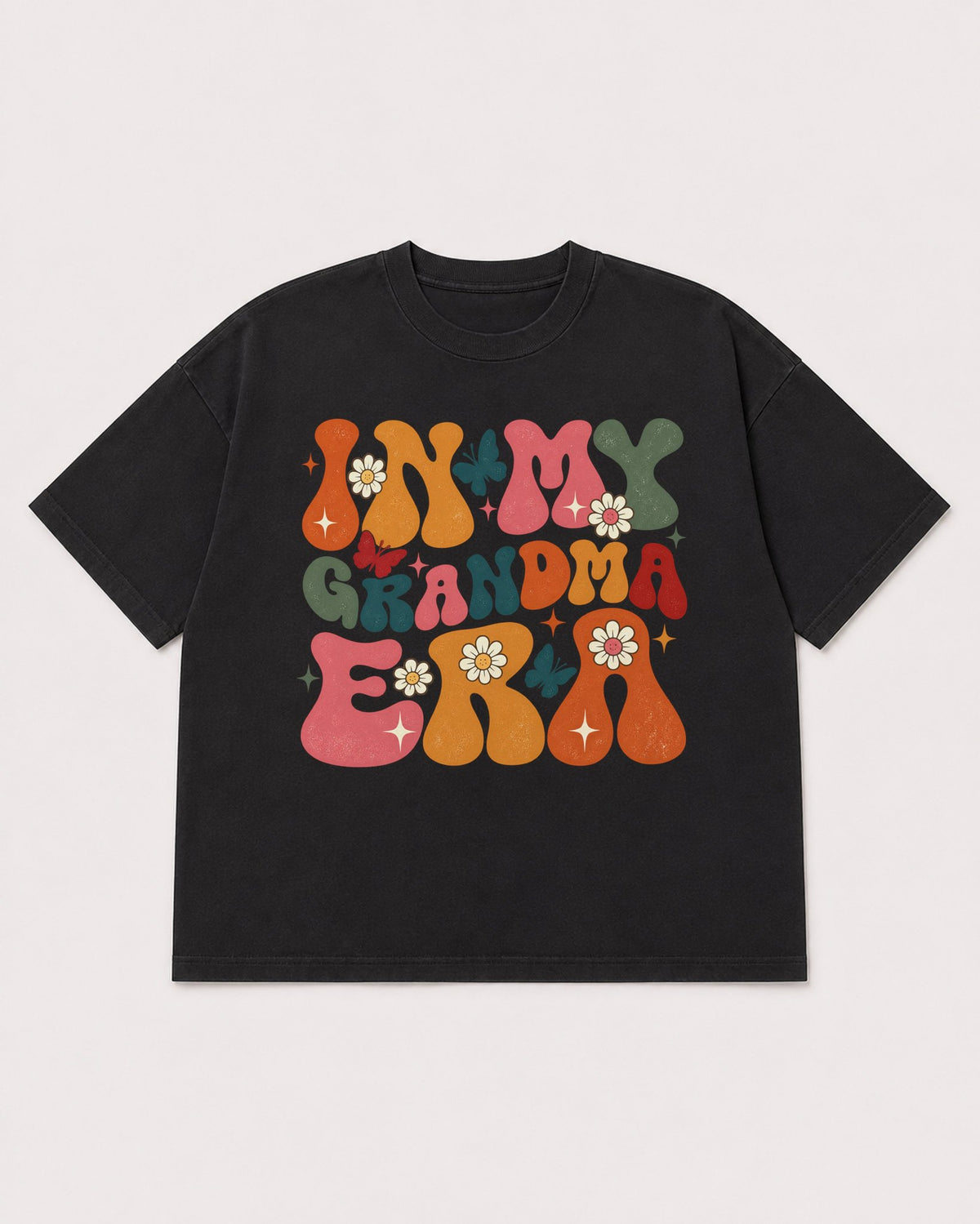 Mockup Boxy Heavyweight Tee Black product