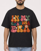 Mockup Boxy Heavyweight Tee Black male close-up 37