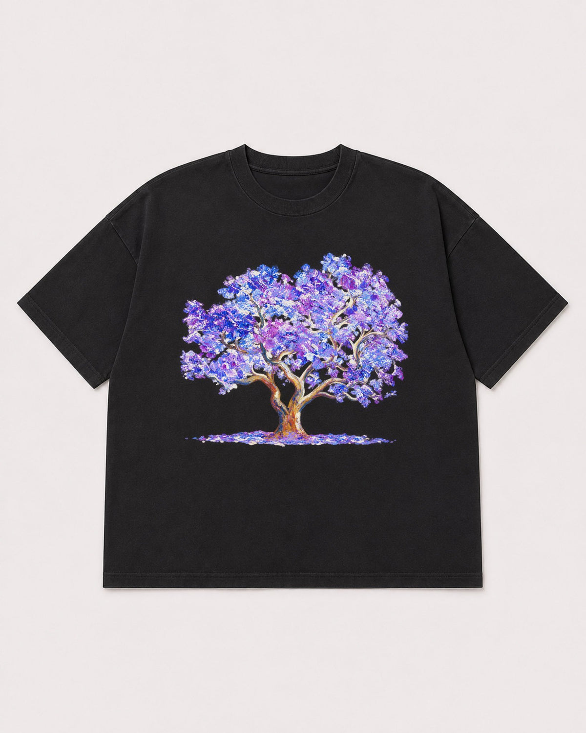 Mockup Boxy Heavyweight Tee Black product
