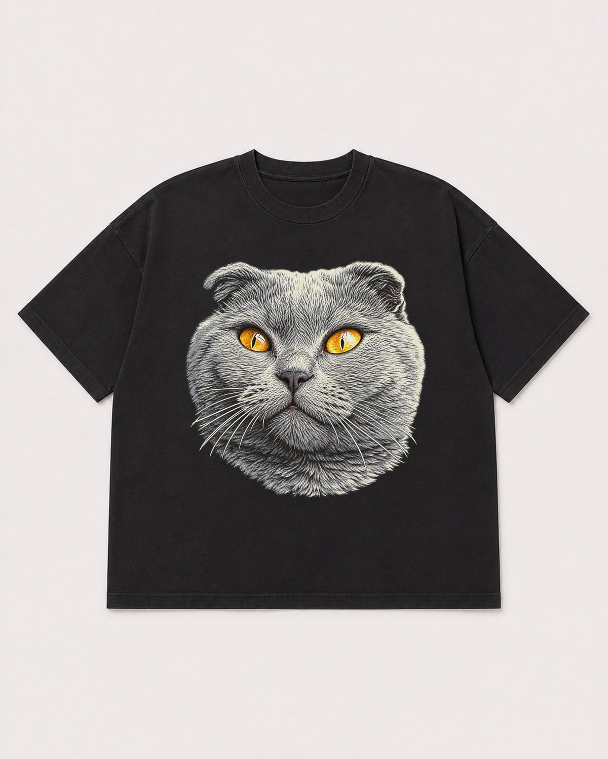 Mockup Boxy Heavyweight Tee Black product