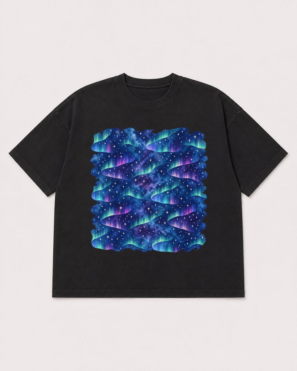 Mockup Boxy Heavyweight Tee Black product