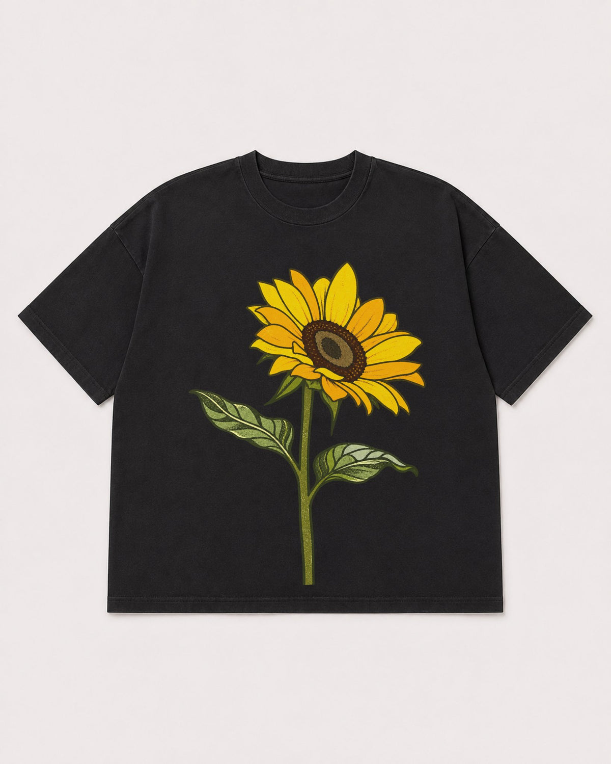 Mockup Boxy Heavyweight Tee Black product