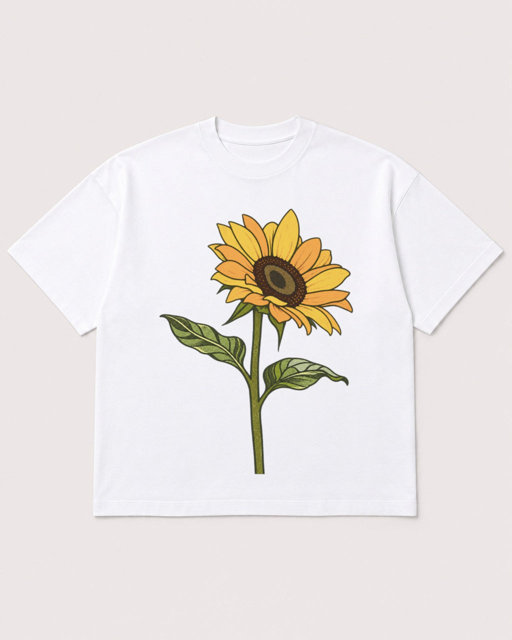 Mockup Boxy Heavyweight Tee White product