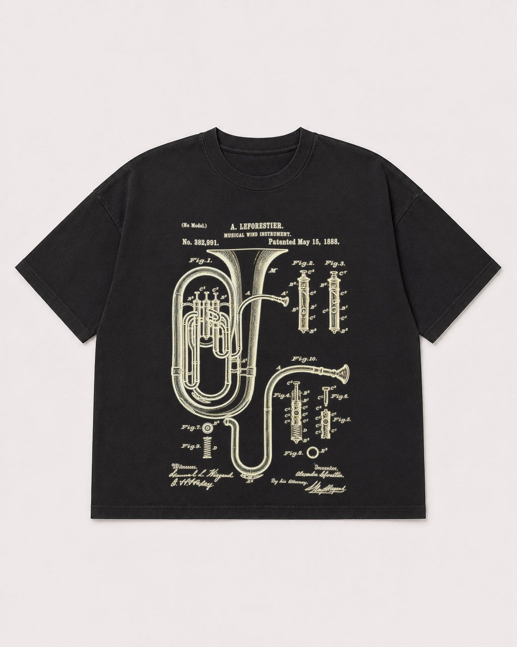 Mockup Boxy Heavyweight Tee Black product