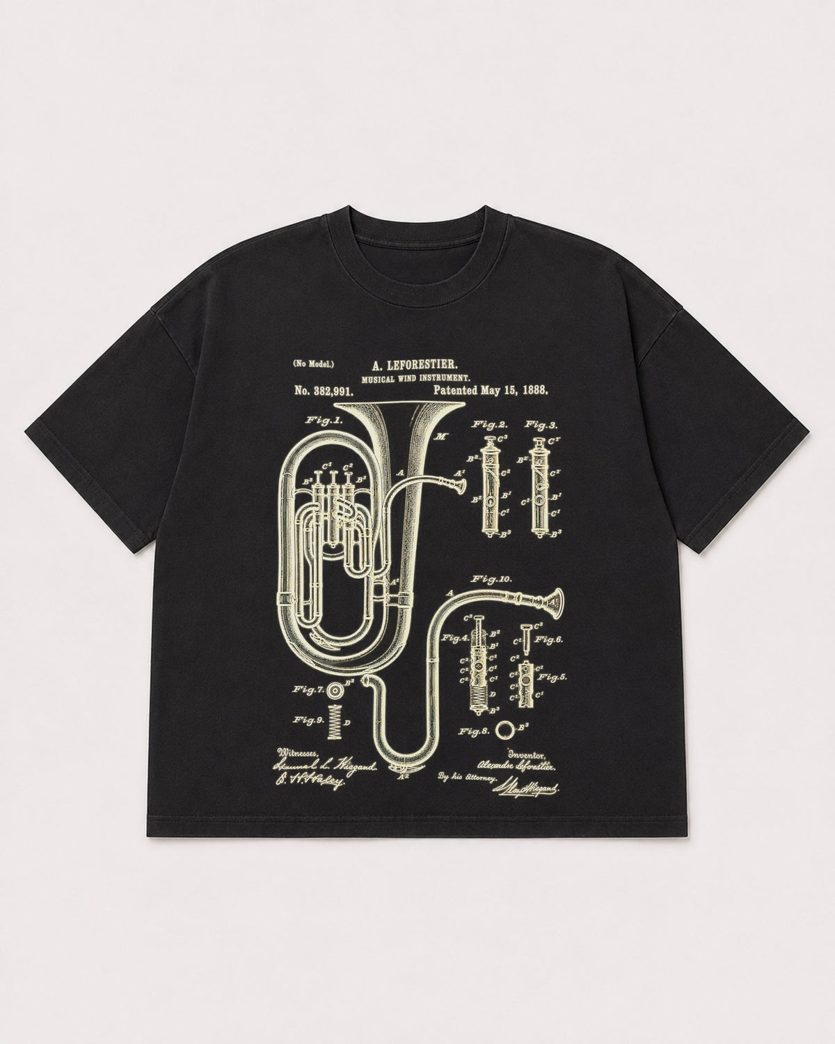 Mockup Boxy Heavyweight Tee Black product
