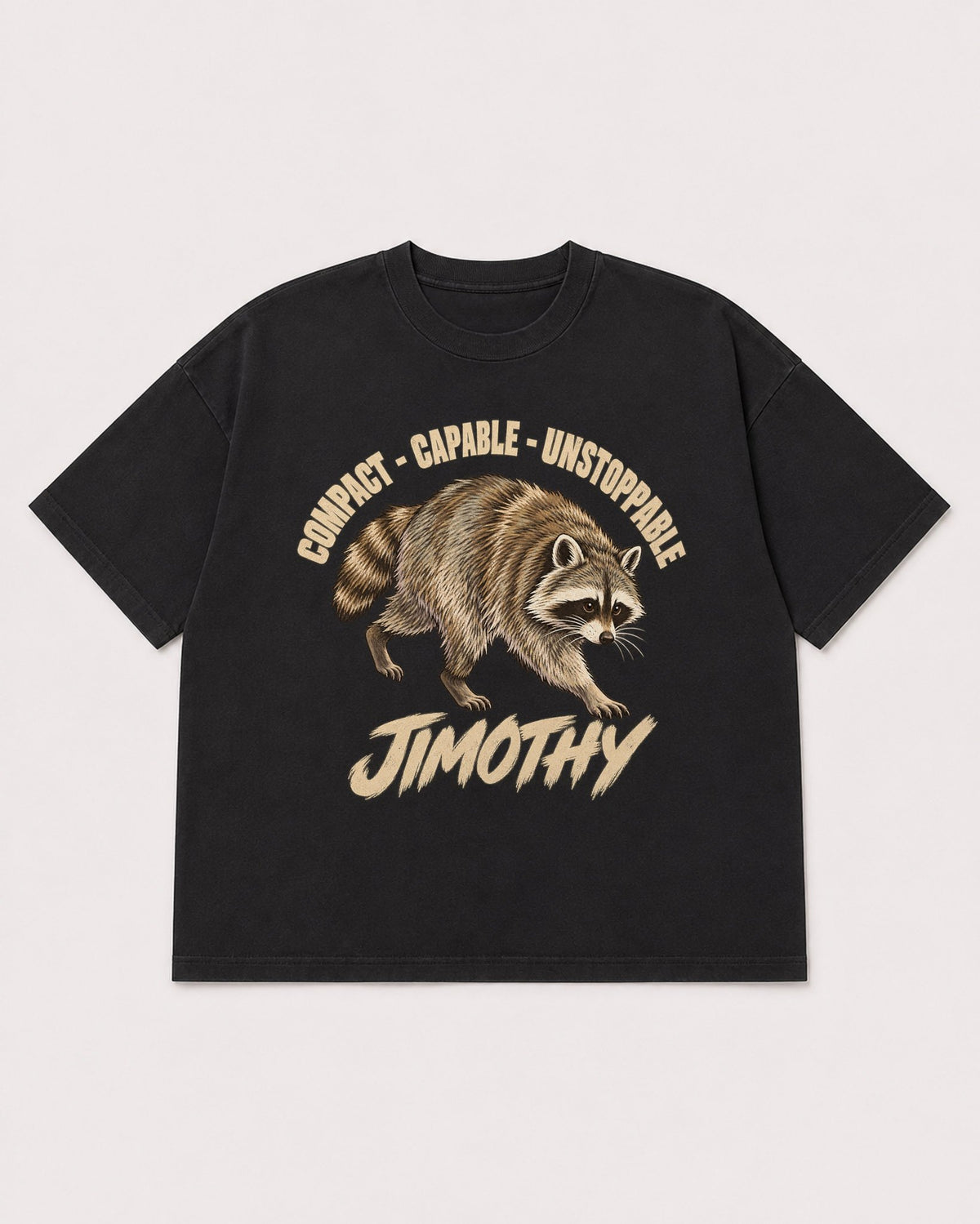 Mockup Boxy Heavyweight Tee Black product