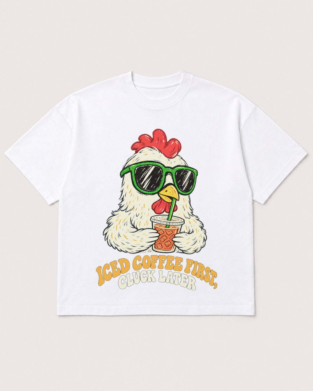 Mockup Boxy Heavyweight Tee White product