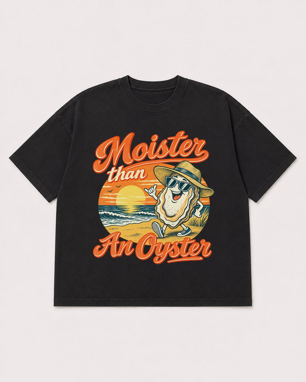 Mockup Boxy Heavyweight Tee Black product