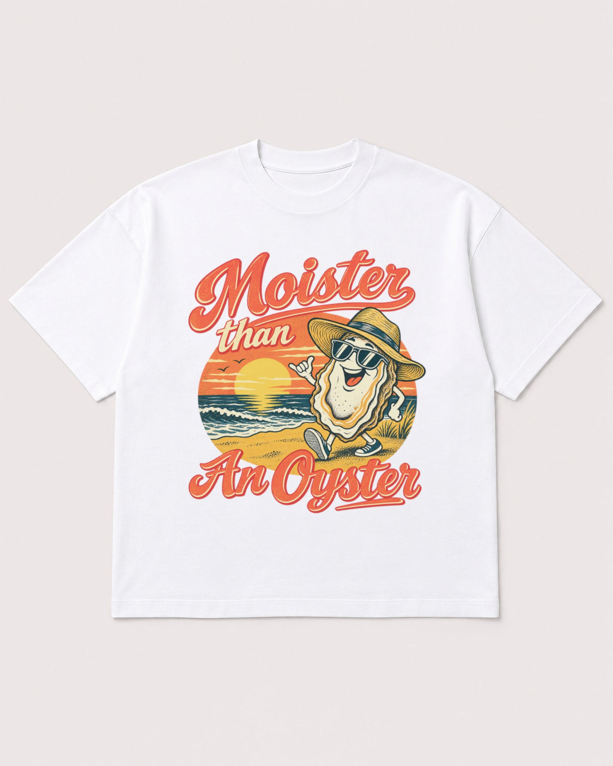 Mockup Boxy Heavyweight Tee White product