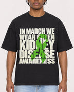 Mockup Boxy Heavyweight Tee Black male close-up 05
