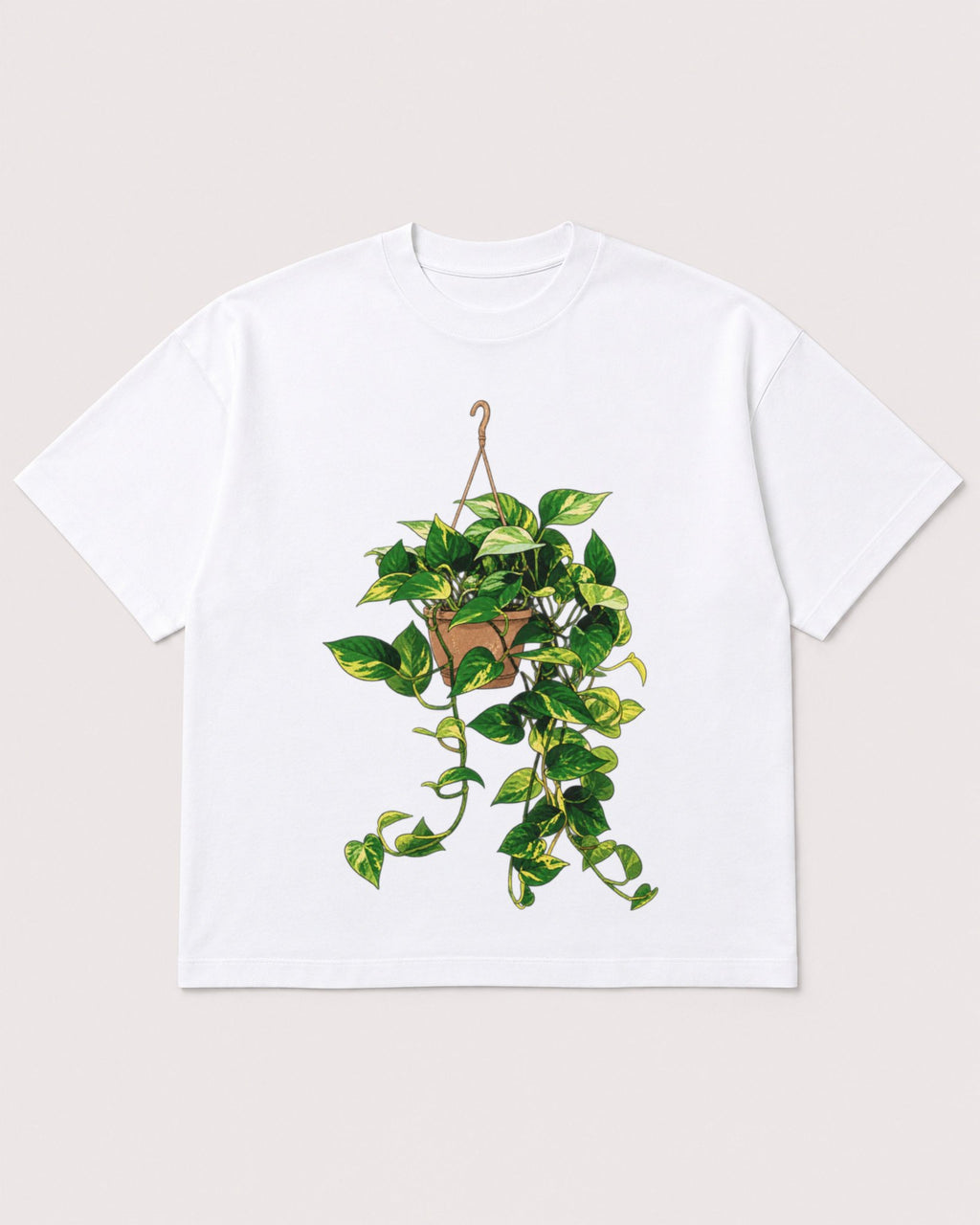 Mockup Boxy Heavyweight Tee White product