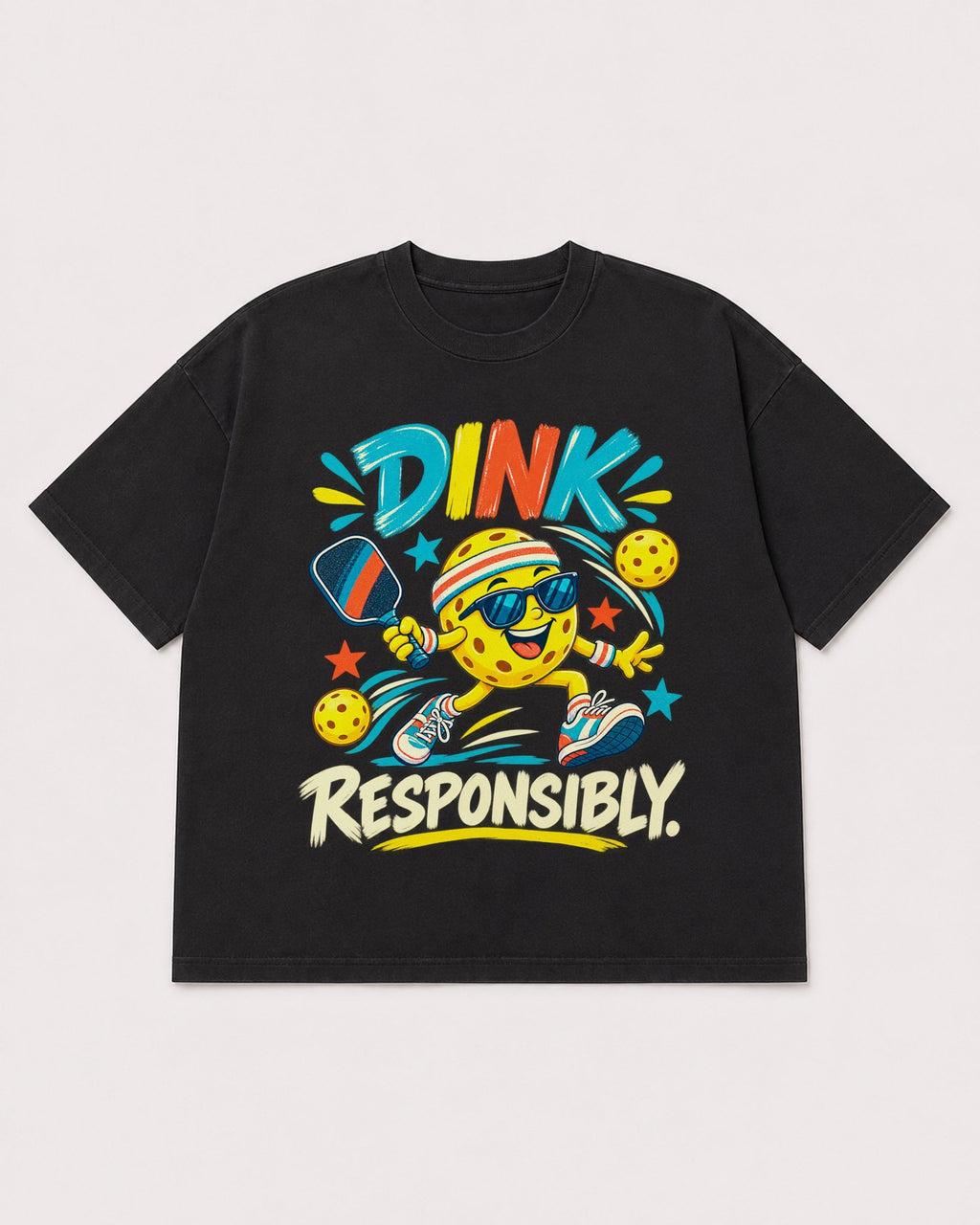 Mockup Boxy Heavyweight Tee Black product