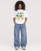 Mockup Boxy Heavyweight Tee White female full-body 05