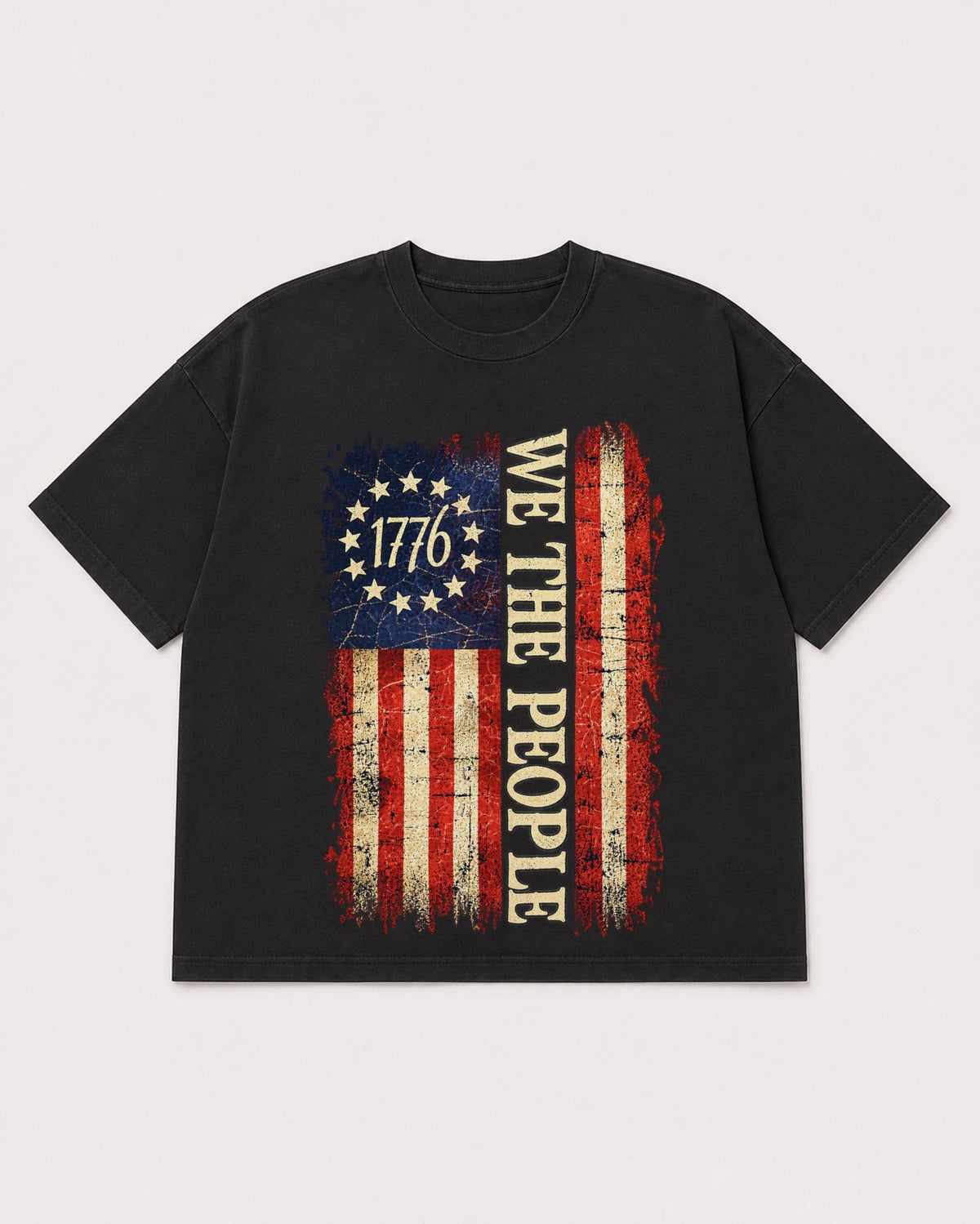 Mockup Boxy Heavyweight Tee Black product