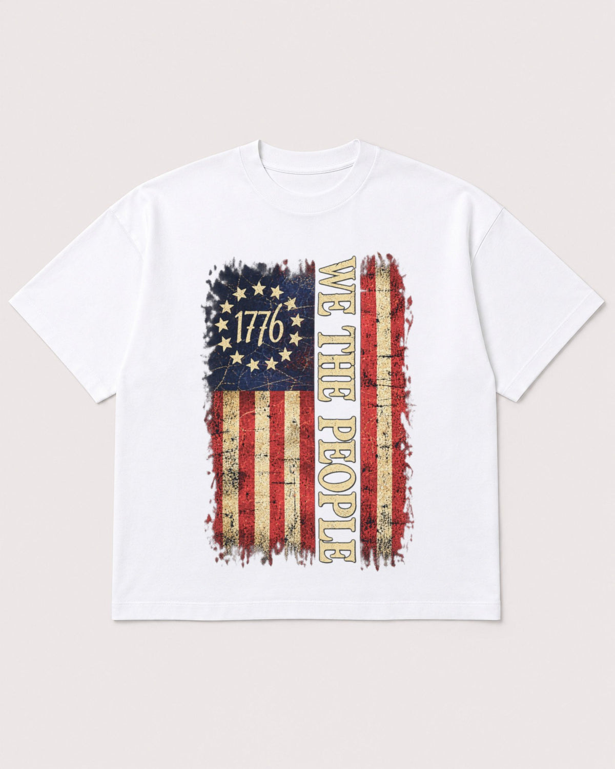 Mockup Boxy Heavyweight Tee White product