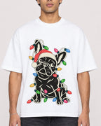 Mockup Boxy Heavyweight Tee White male close-up 10