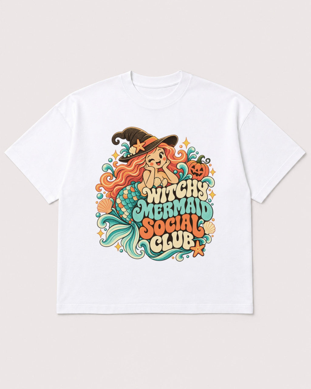 Mockup Boxy Heavyweight Tee White product