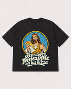 Mockup Boxy Heavyweight Tee Black product