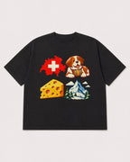 Mockup Boxy Heavyweight Tee Black product