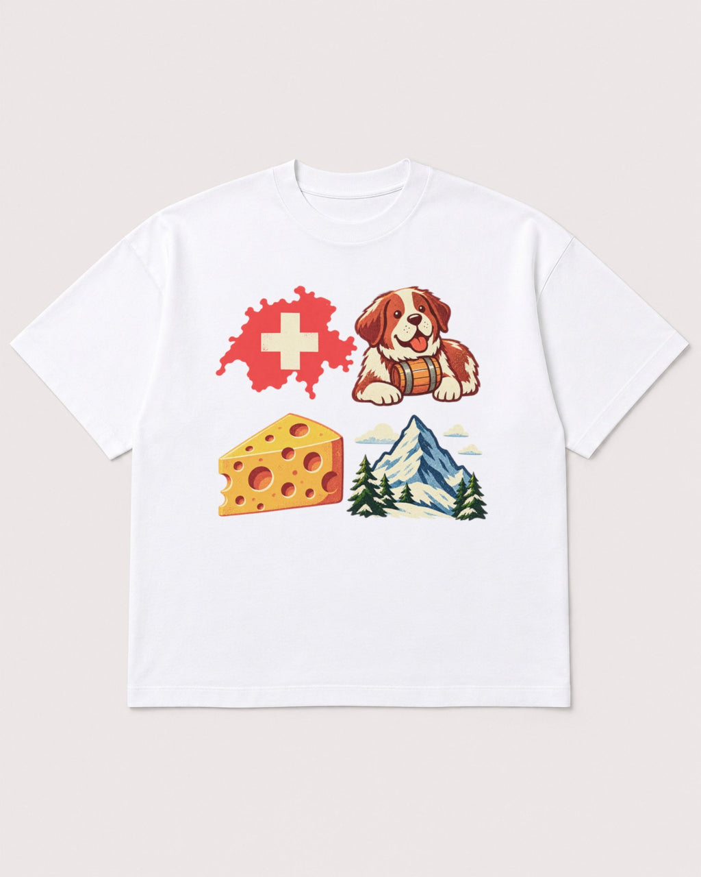 Mockup Boxy Heavyweight Tee White product