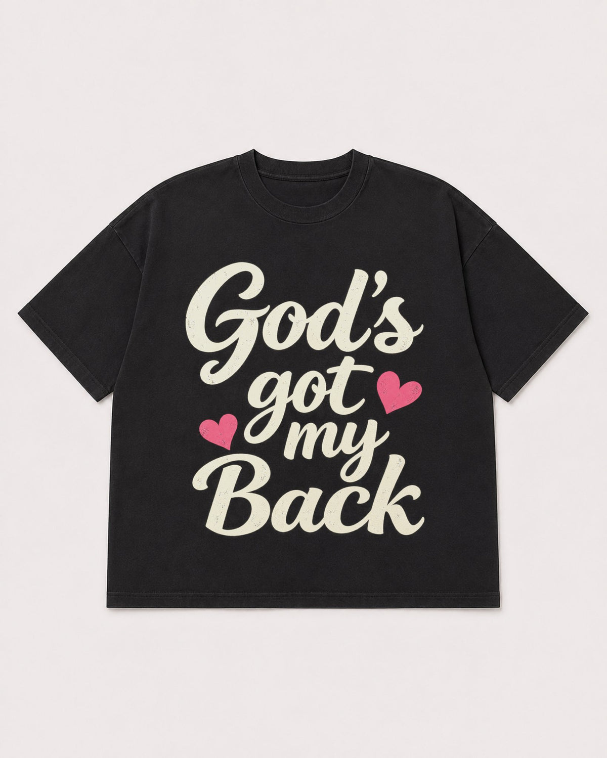 Mockup Boxy Heavyweight Tee Black product