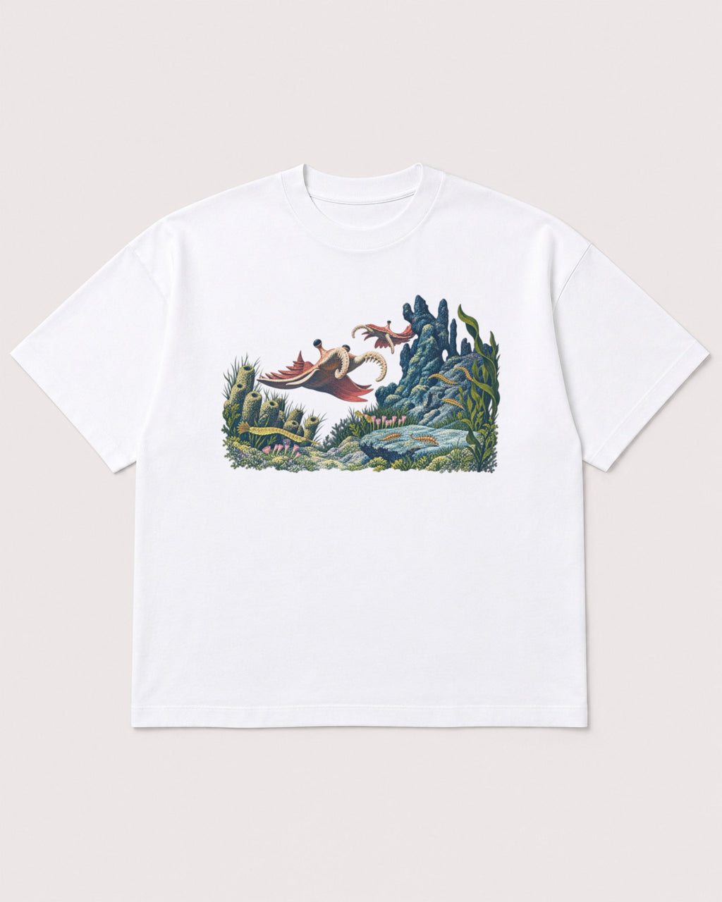 Mockup Boxy Heavyweight Tee White product