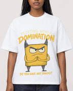 Mockup Boxy Heavyweight Tee White female close-up 04