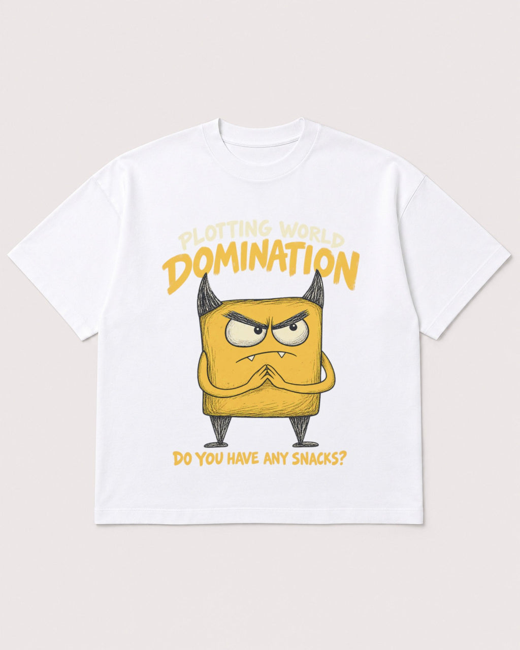 Mockup Boxy Heavyweight Tee White product