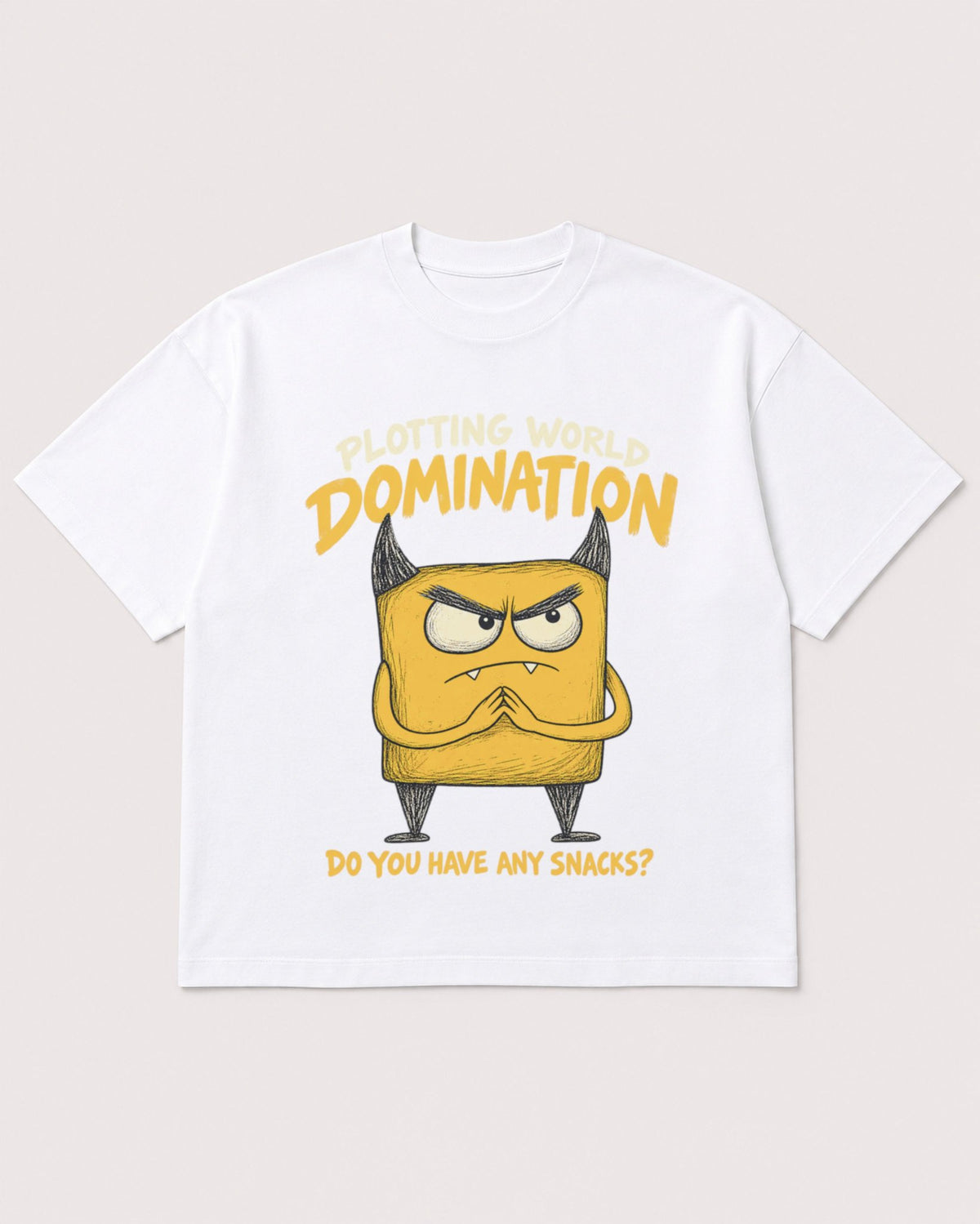 Mockup Boxy Heavyweight Tee White product