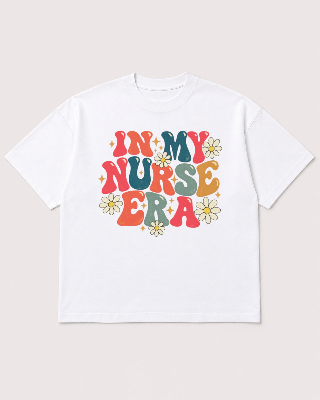 Mockup Boxy Heavyweight Tee White product