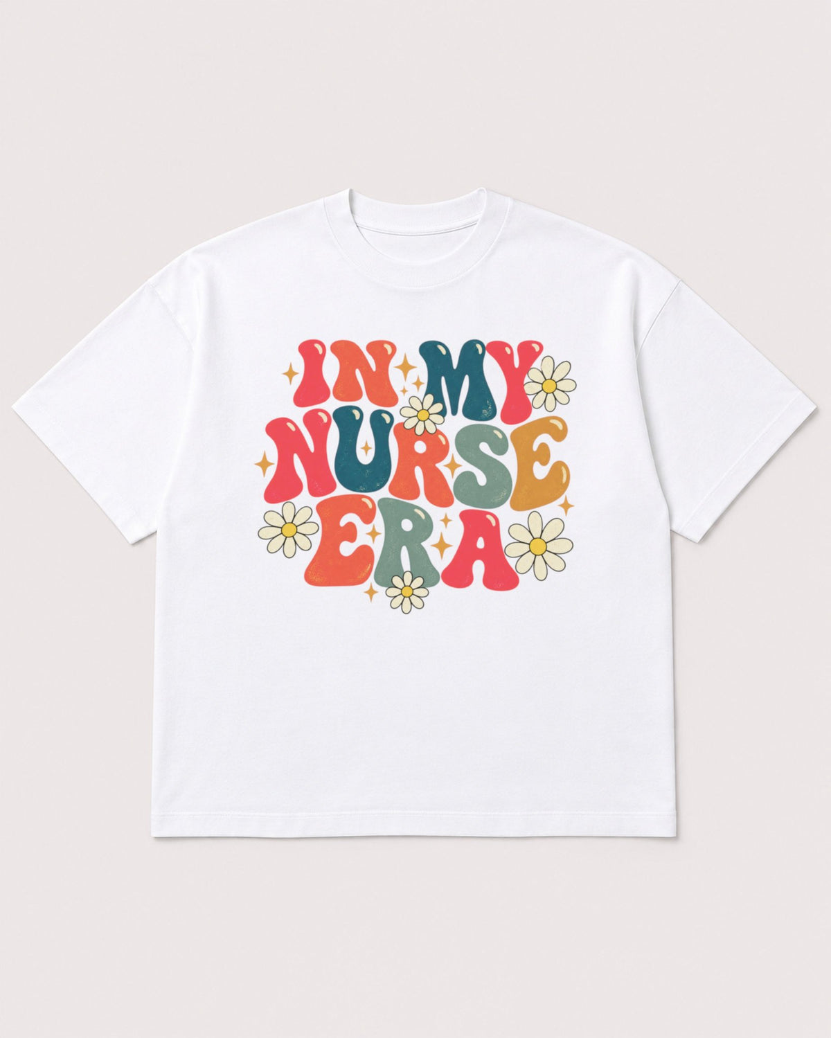 Mockup Boxy Heavyweight Tee White product