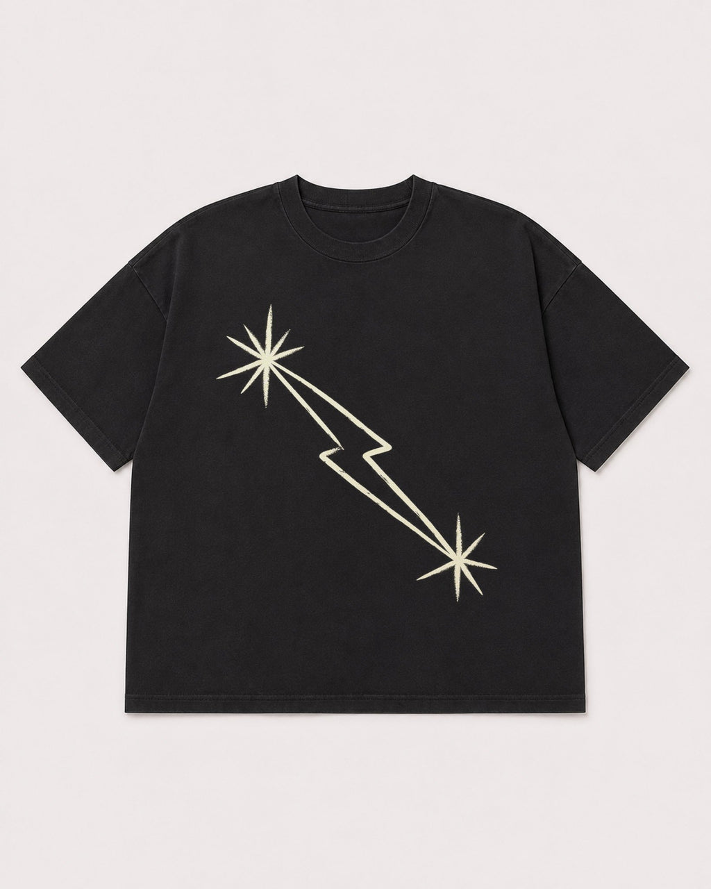 Mockup Boxy Heavyweight Tee Black product