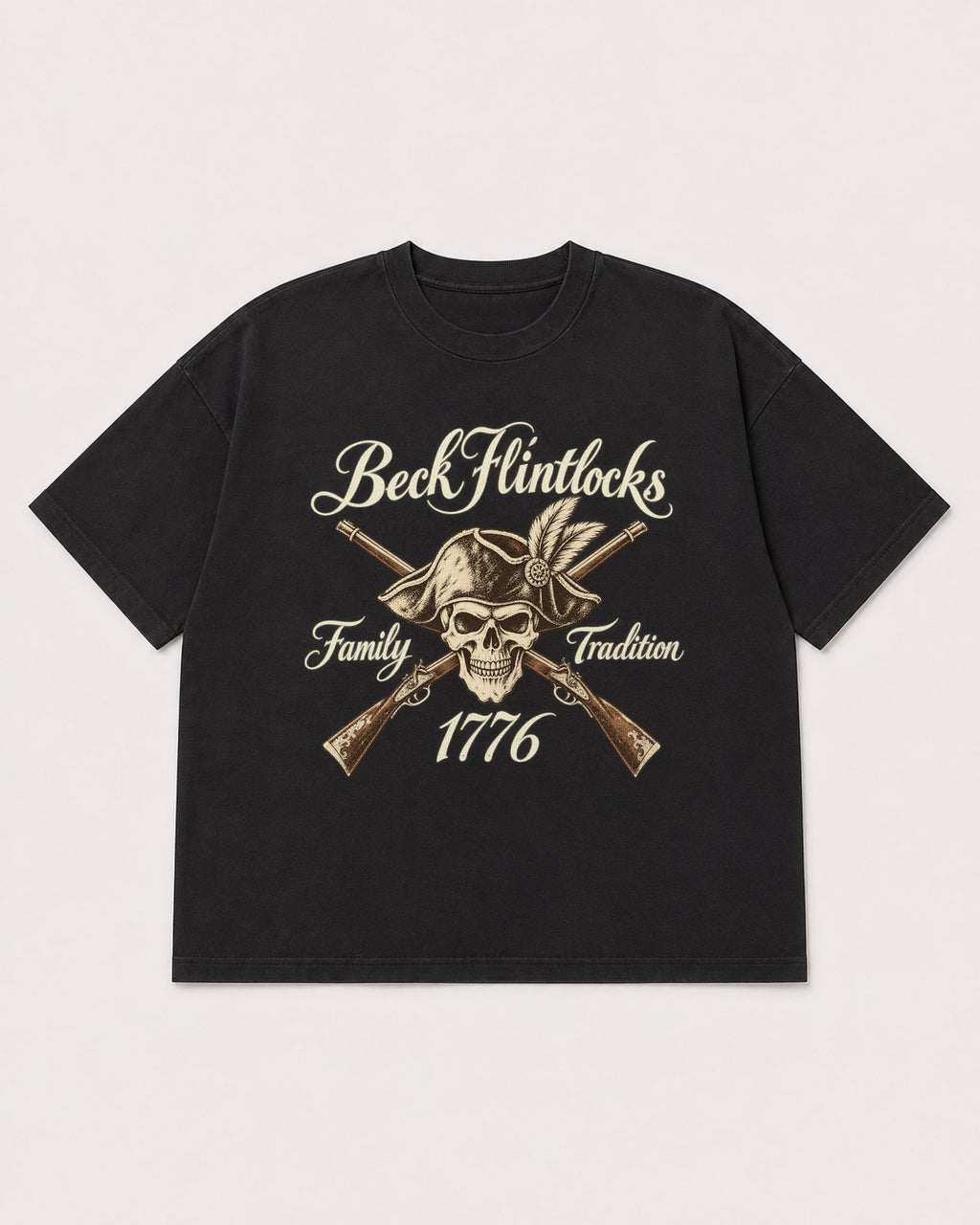 Mockup Boxy Heavyweight Tee Black product