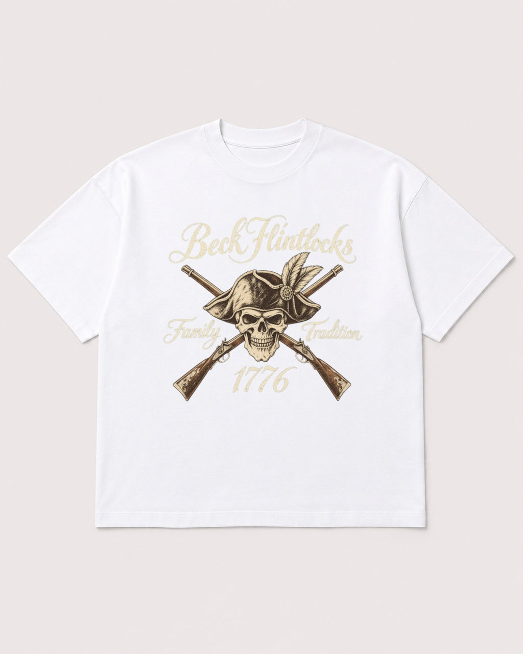 Mockup Boxy Heavyweight Tee White product