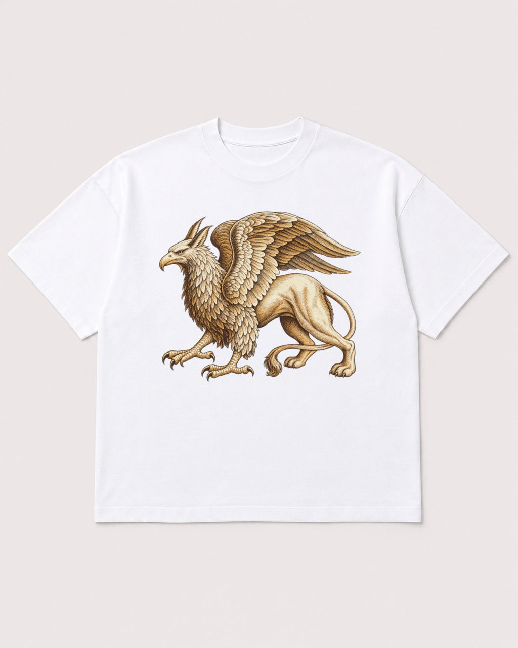 Mockup Boxy Heavyweight Tee White product