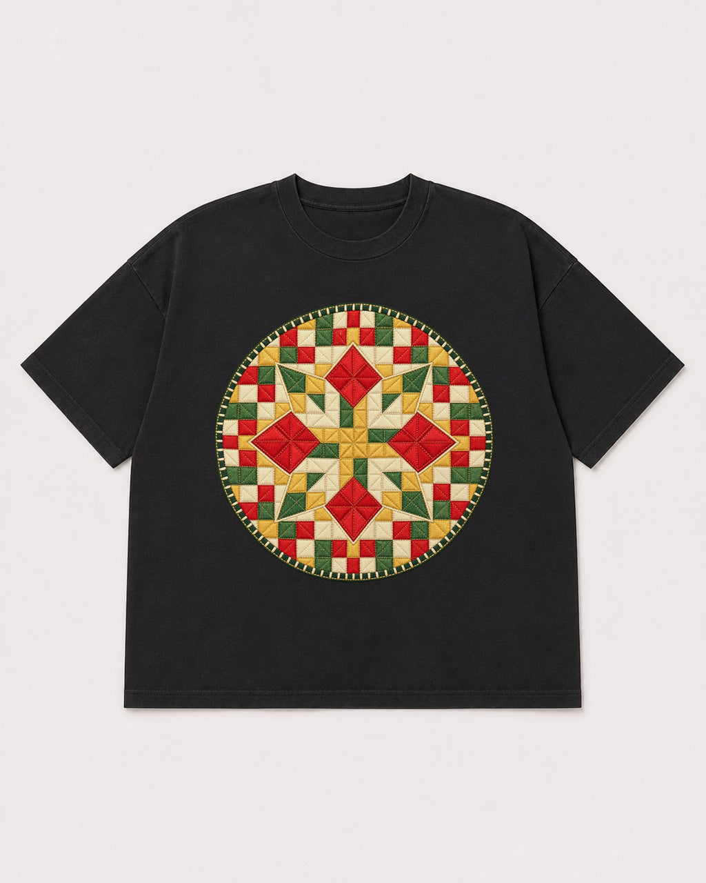 Mockup Boxy Heavyweight Tee Black product