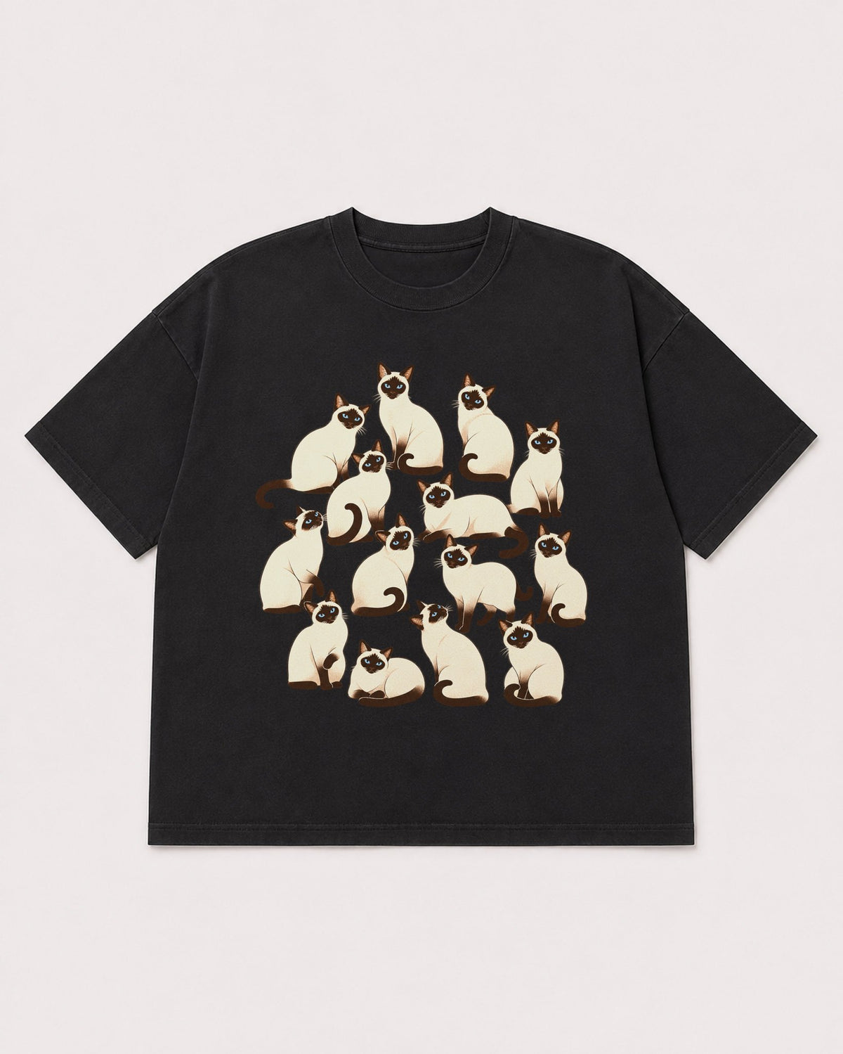 Mockup Boxy Heavyweight Tee Black product