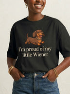 The "Proud Wiener" Satirical Graphic Tee