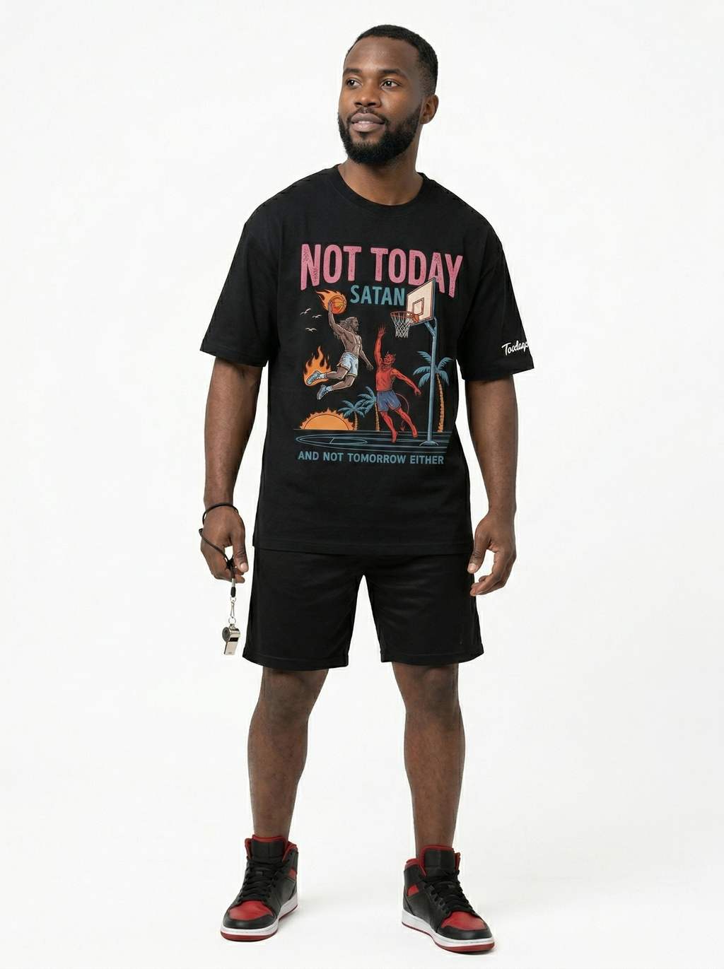 "Not Today Satan" Streetwear Tee