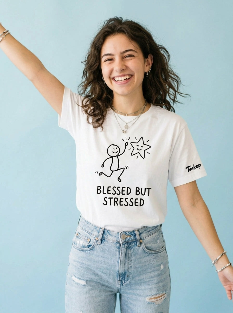 The "Blessed But Stressed" Artifact Tee