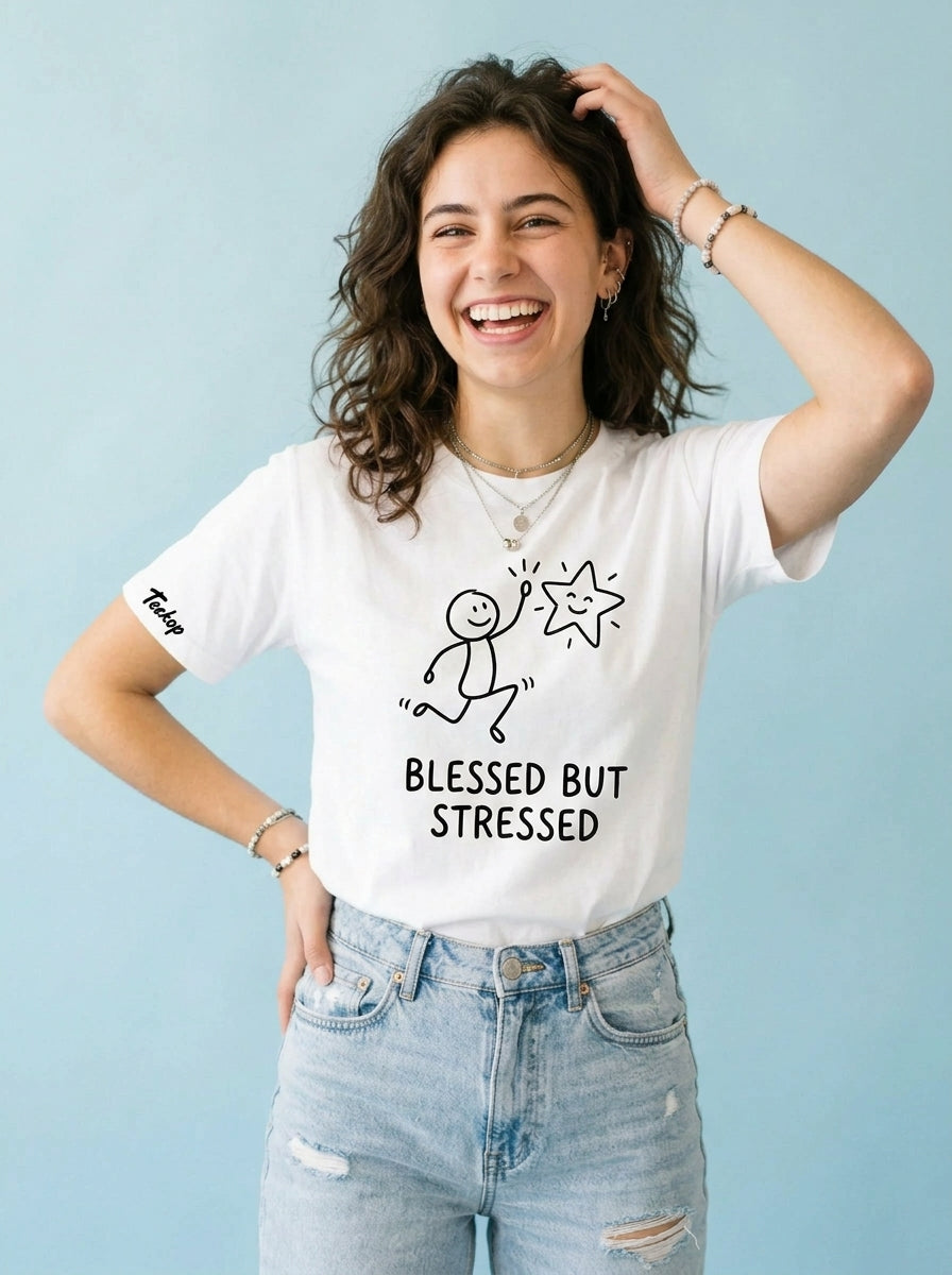 The "Blessed But Stressed" Artifact Tee