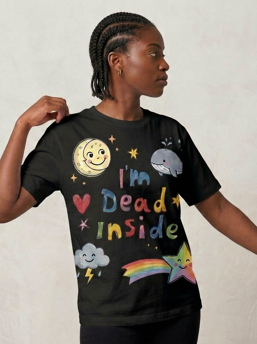 The "Rainbow Emo" Satirical Graphic Tee