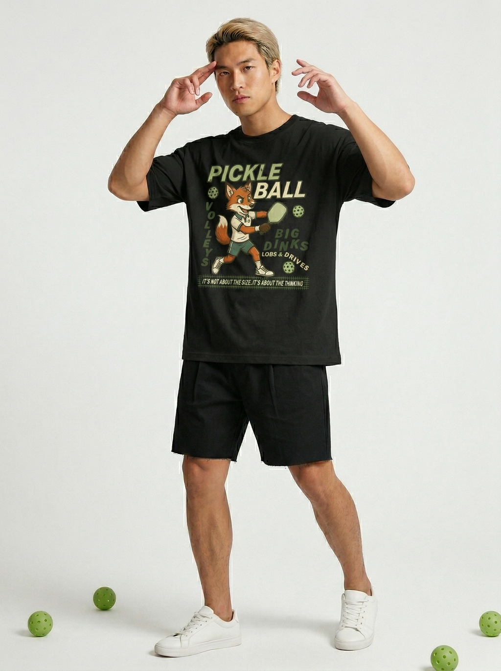 The "Teekop" Pickleball Fox Tee
