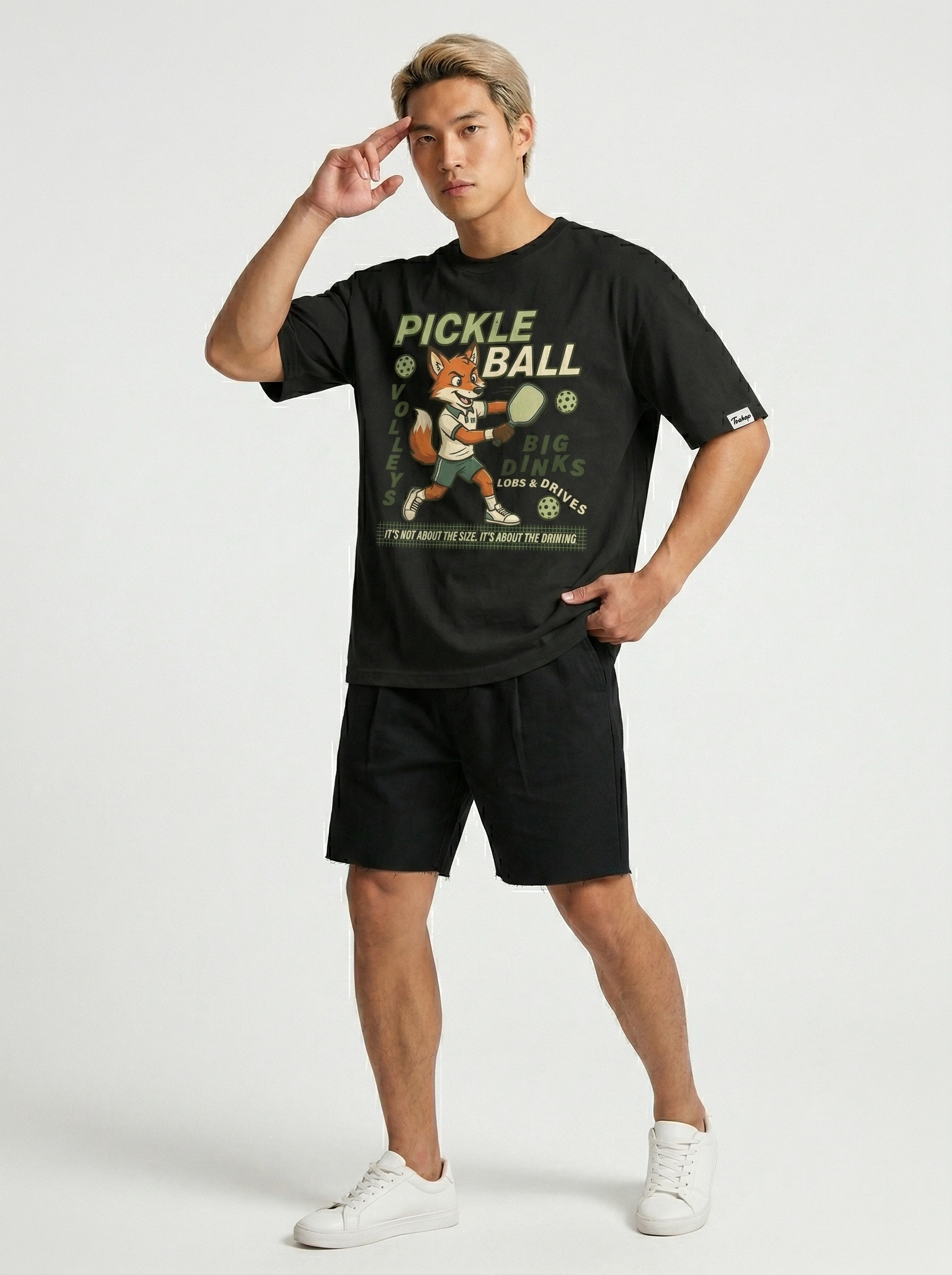 The "Teekop" Pickleball Fox Tee